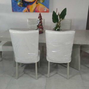 Antecomedor Toulouse Crema 6/sillas Ucrania